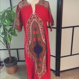 Vintage African print dress